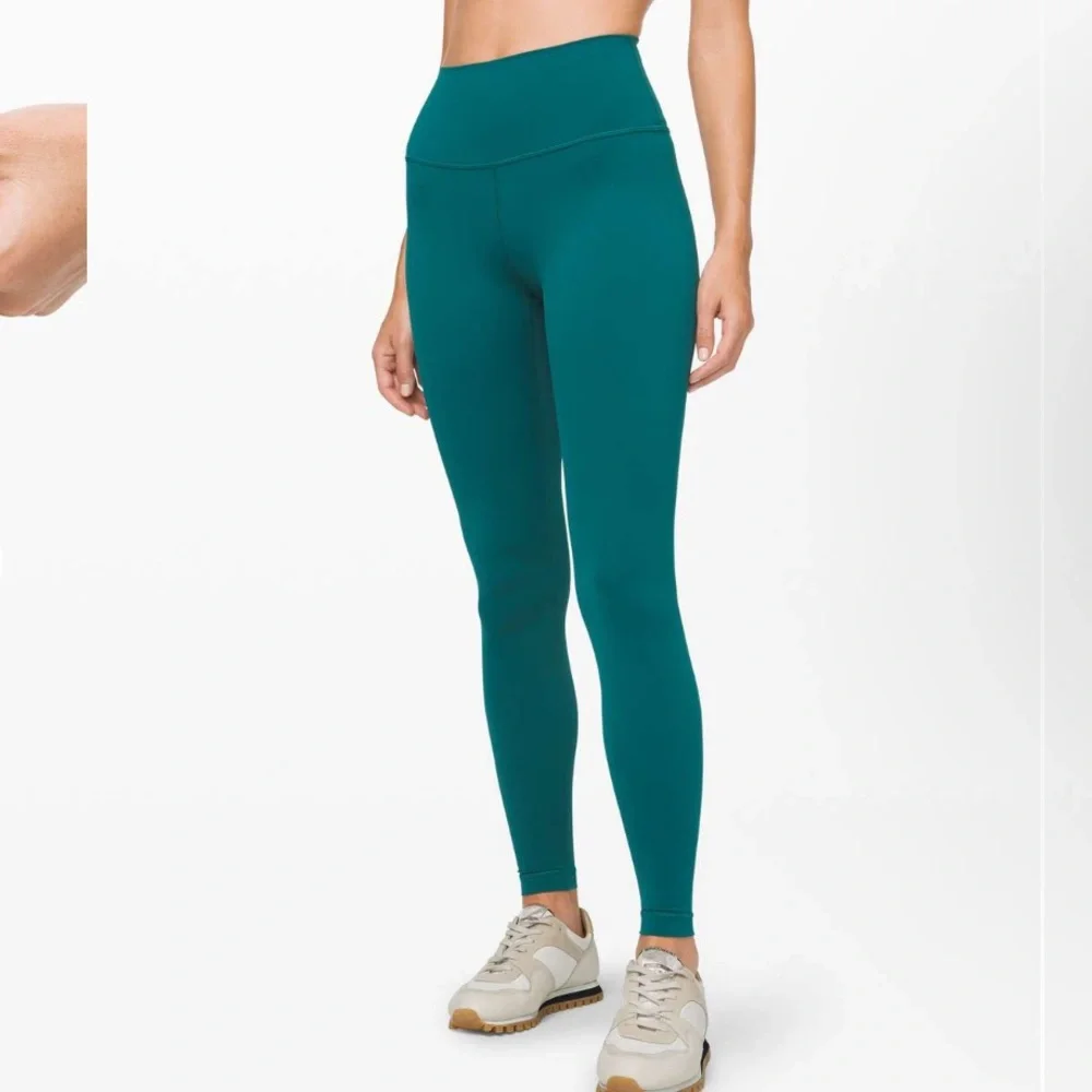 EUC Lululemon Wunder Under High-Rise Tight 28" *Nulux Emerald - Picture 2 of 7